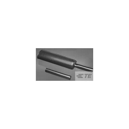Raychem Heat Shrink Tube, Dual Wall, 3:1 I.D. Shrink Ratio, Black, 47.244 in RMW-16/5-1200/ADH-0